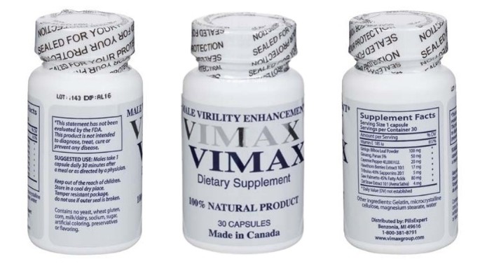 Thuốc tăng cường sinh lý nam Vimax – Hộp 60 viên